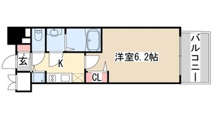 プレサンス三宮東フィールの物件間取画像